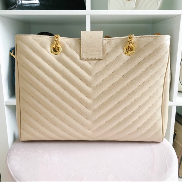 *SOLD* YSL Classic Monogram Shopper ✨ LIKE-NEW - Picture 3 of 8